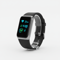 Smart Fitness Watch with black sport band